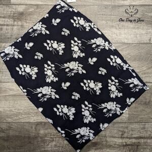 Linda Matthews Floral Midi Skirt Size L